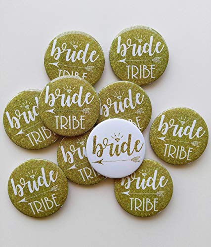Algopix Similar Product 9 - Bride Tribe Buttons Bachelorette Pins