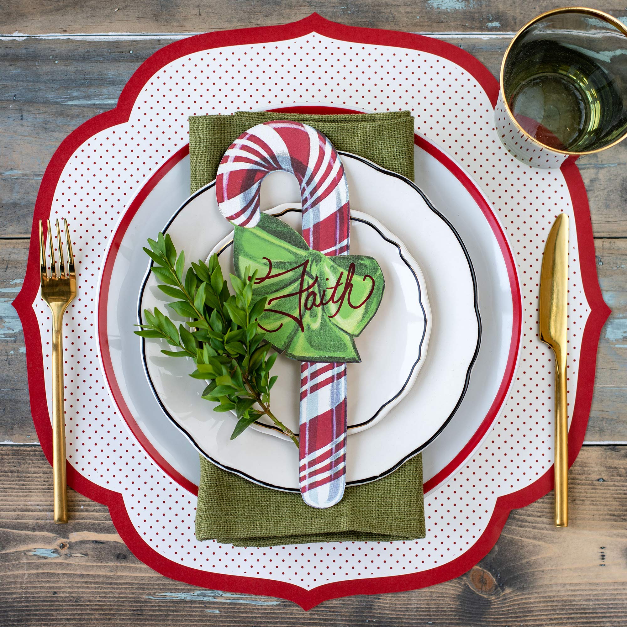 Algopix Similar Product 10 - Hester & Cook Table Accents (Candy Cane)