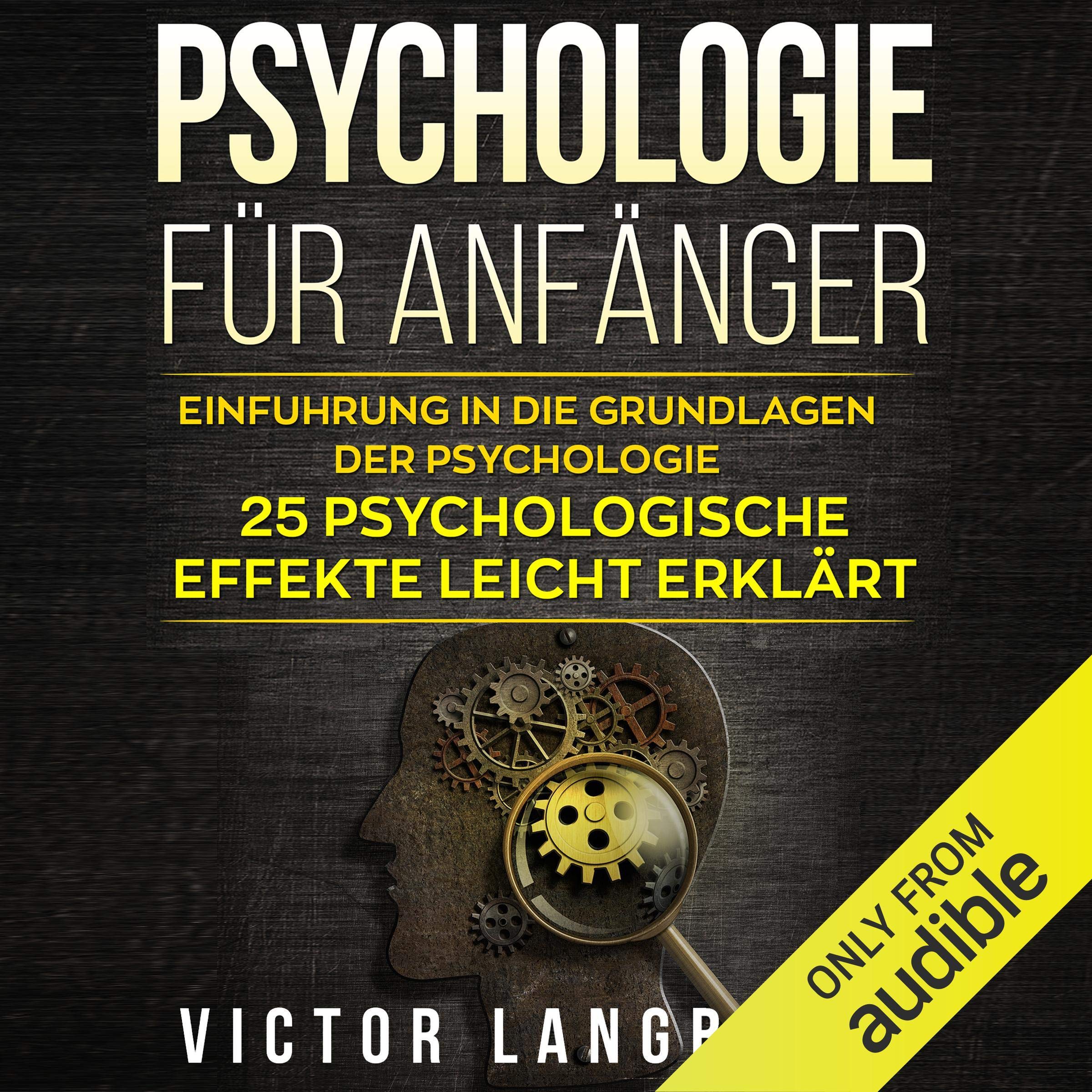Algopix Similar Product 10 - Psychologie fr Anfnger Einfhrung in