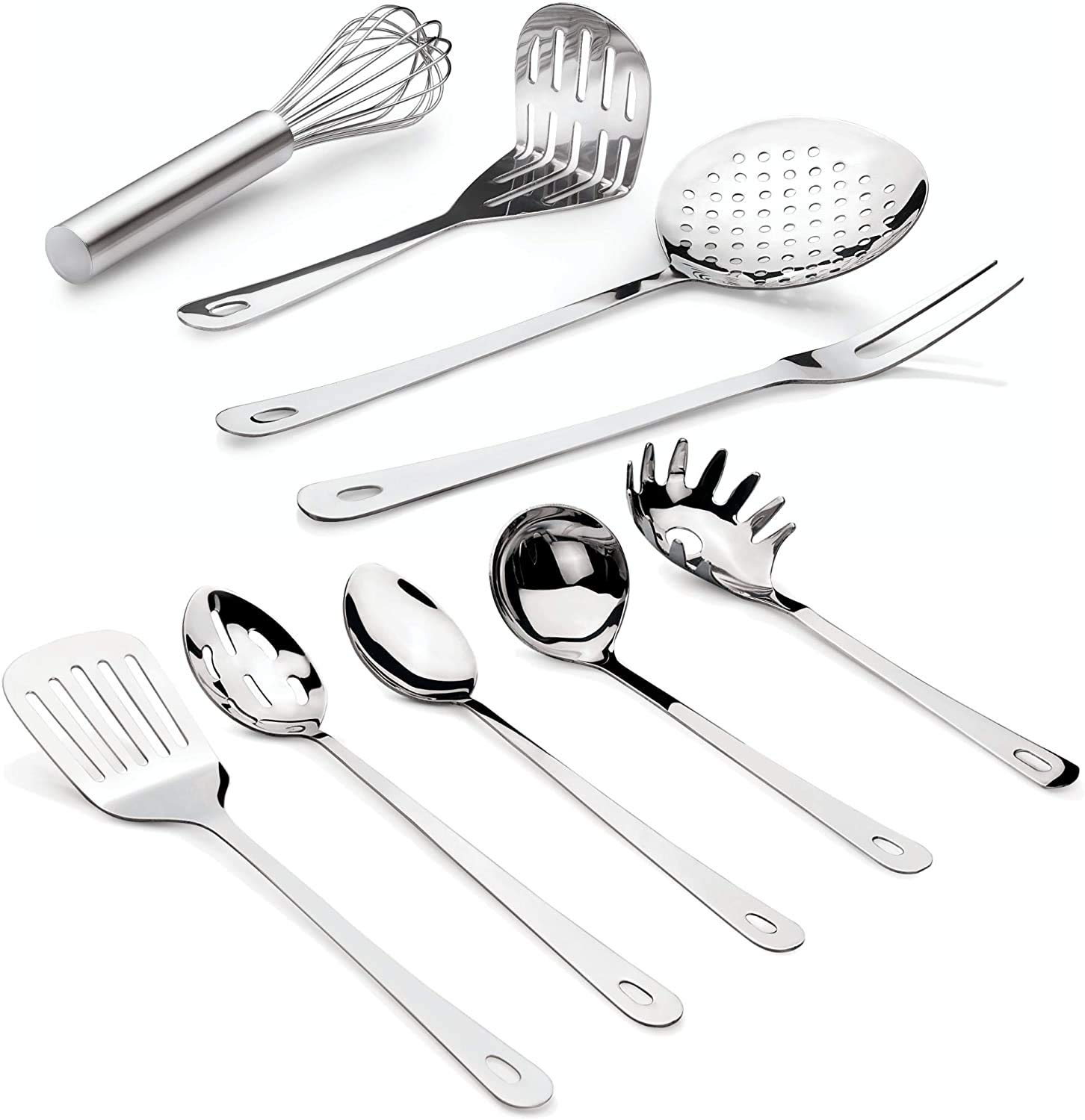 Algopix Similar Product 15 - Premium 9 Piece Stainless Steel Cooking