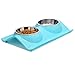 Algopix Similar Product 8 - UPSKY Double Dog Cat Bowls Premium