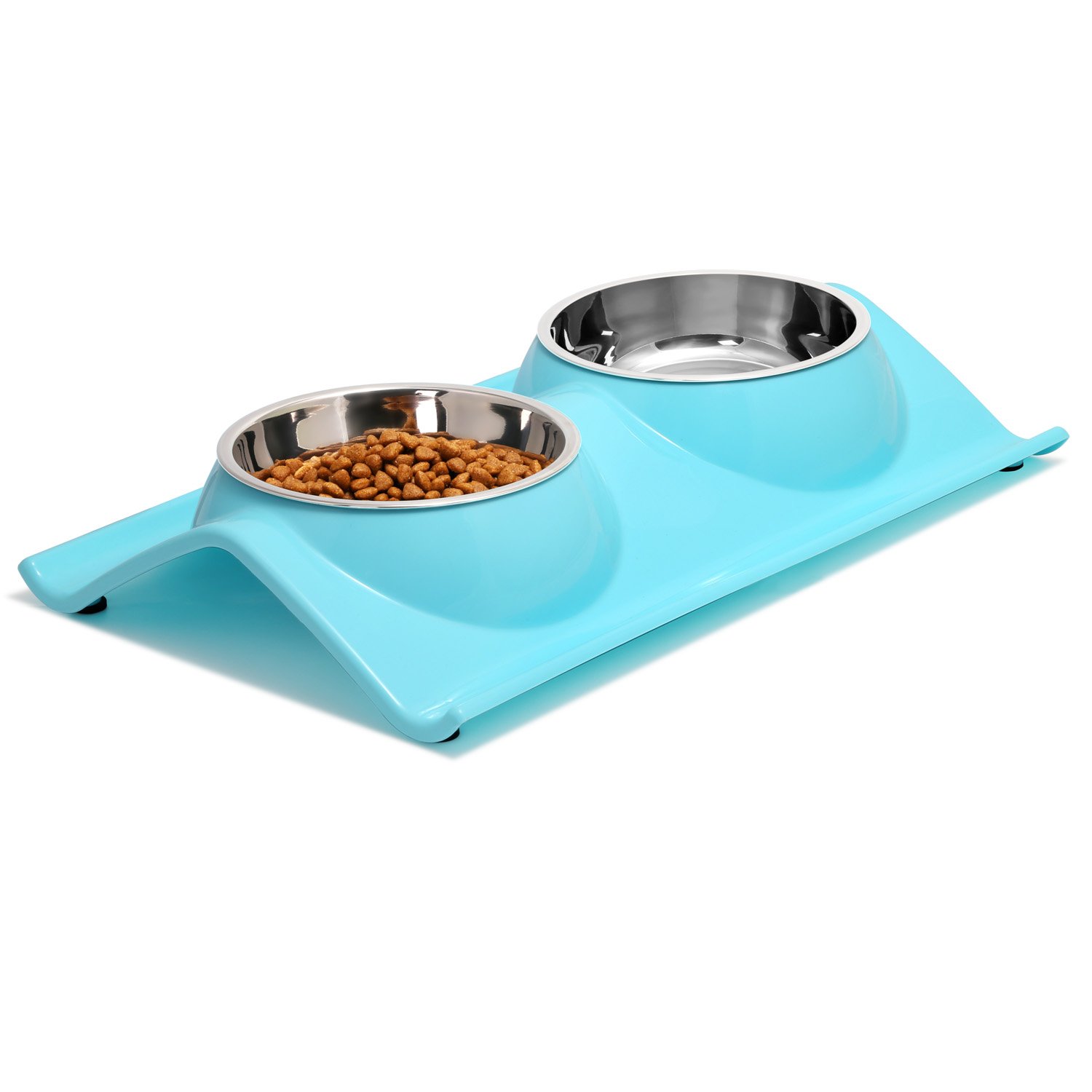 Algopix Similar Product 3 - UPSKY Double Dog Cat Bowls Premium