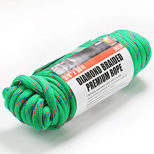 Algopix Similar Product 3 - Wellmax Diamond Braid Nylon Rope  38