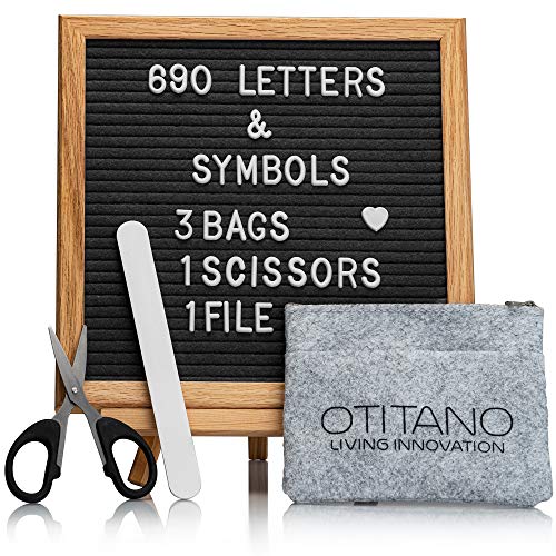 Algopix Similar Product 18 - Felt Letter Board 10x10 Inch with