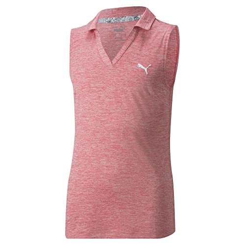 Algopix Similar Product 17 - PUMA Golf 2019 Girl's Heather Polo