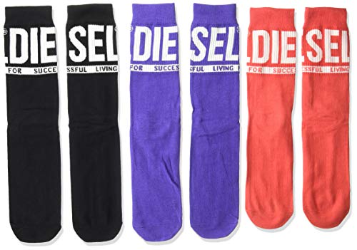 Algopix Similar Product 8 - Diesel Mens SKMRAYTHREEPACK Socks