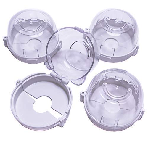 Algopix Similar Product 8 - Clear Safety Oven Knobs Cover 4 Pack 