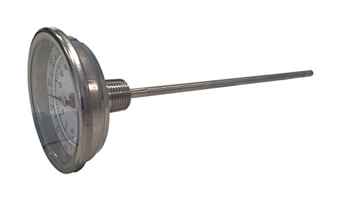 Algopix Similar Product 12 - CNS Gauges 3 Dial 12 NPT Thermometer