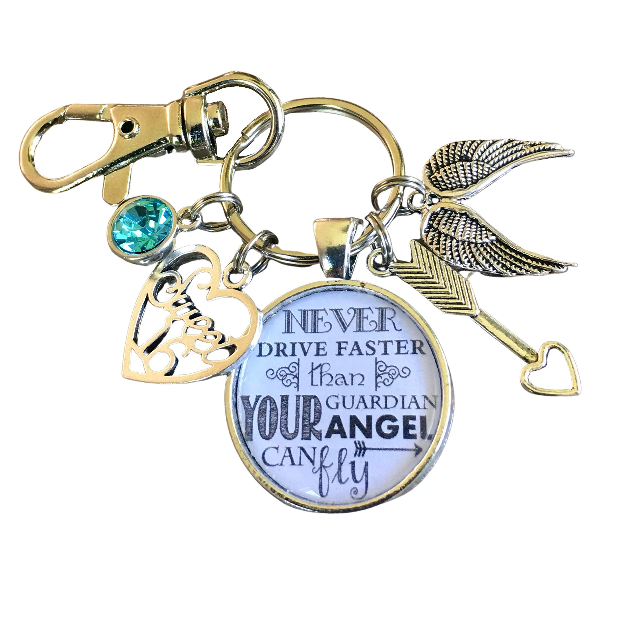 Algopix Similar Product 5 - Sweet 16 key chain Never drive faster