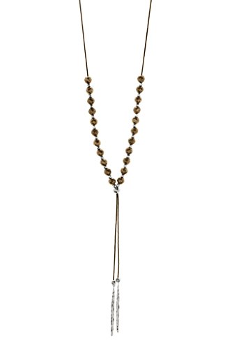 Algopix Similar Product 17 - gorjana Gemstone Beaded Silver Necklace