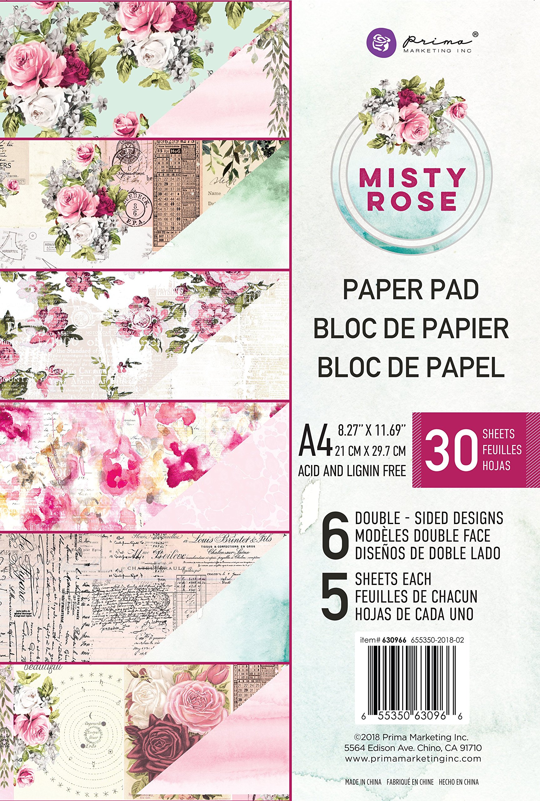 Algopix Similar Product 18 - Prima Marketing Inc Misty Rose A4