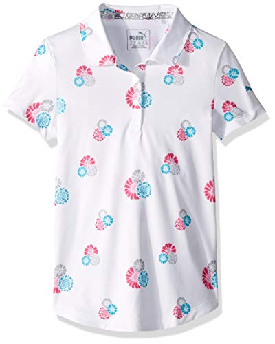 Algopix Similar Product 16 - Puma Golf Girls 2019 Blossom Polo