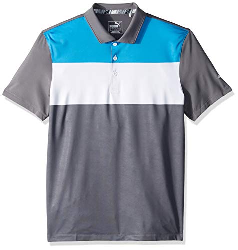 Algopix Similar Product 8 - Puma Golf Boys 2019 Nineties Polo Bleu
