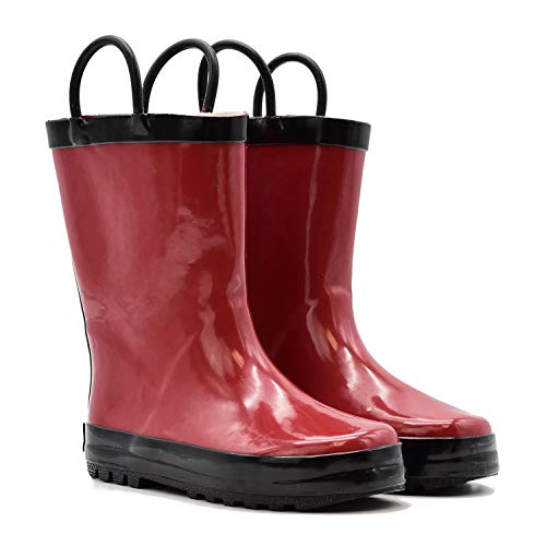 Algopix Similar Product 1 - Mucky Wear Childrens Rubber Rain Boot