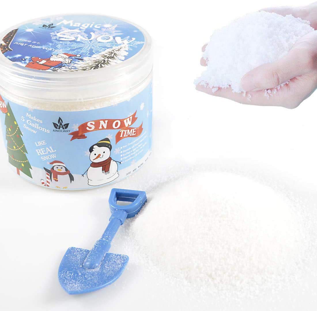 Algopix Similar Product 8 - AINOLWAY Instant Snow Fake Snow Powder