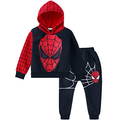 Algopix Similar Product 8 - 2Pcs Boys Pullover HoodiesPants Baby