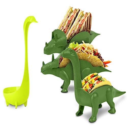 Algopix Similar Product 19 - Dinosaur Taco Holder Set by East World