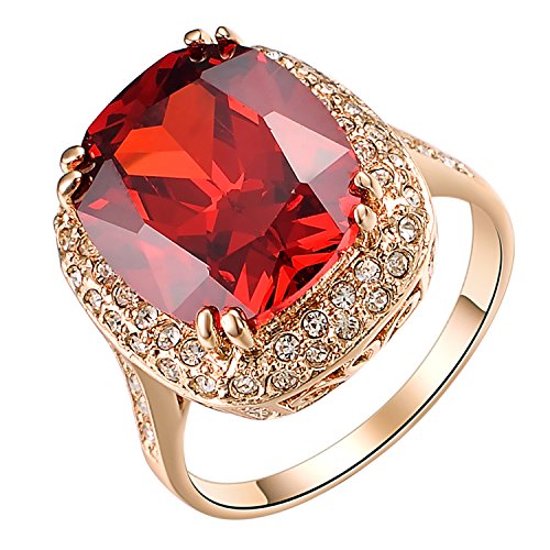 Algopix Similar Product 19 - Yoursfs Red Shinning Cubic Zirconia