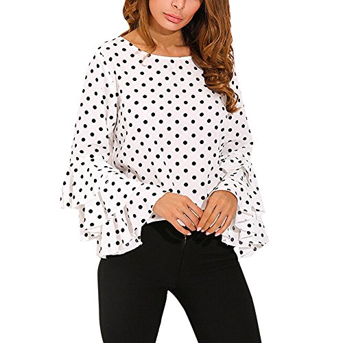 Algopix Similar Product 15 - TIFENNY Fashion Womens Tops Long Bell