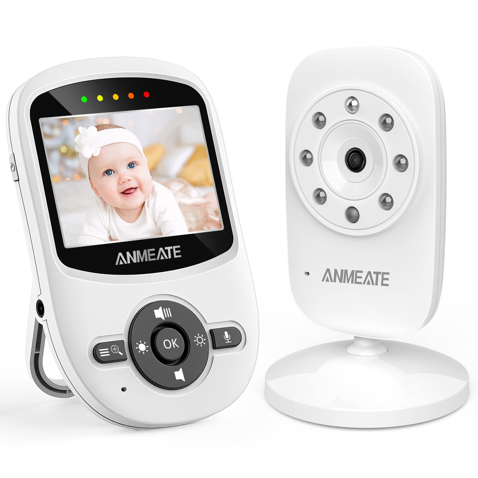 Algopix Similar Product 11 - ANMEATE Video Baby Monitor with Digital