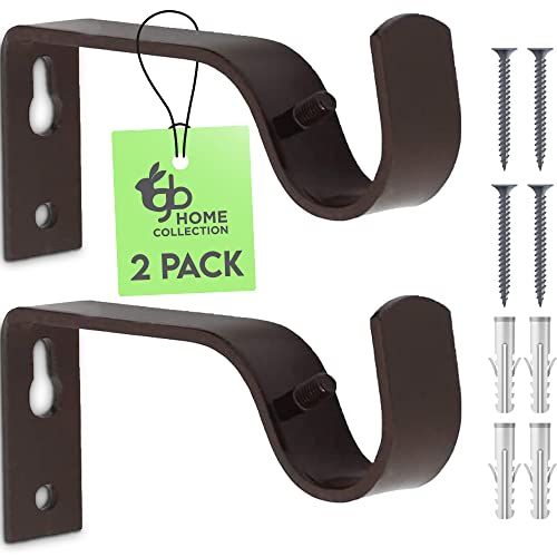 Algopix Similar Product 9 - GB Home Curtain Rod Bracket Fits Up to