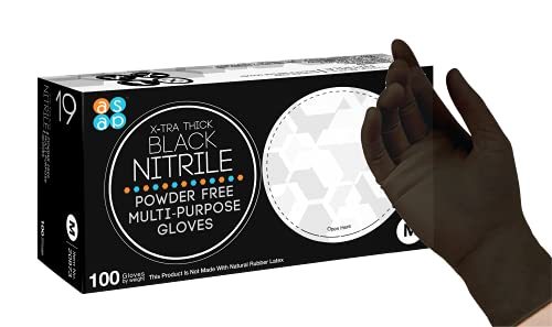 Algopix Similar Product 4 - ASAP Black Nitrile Powder Free