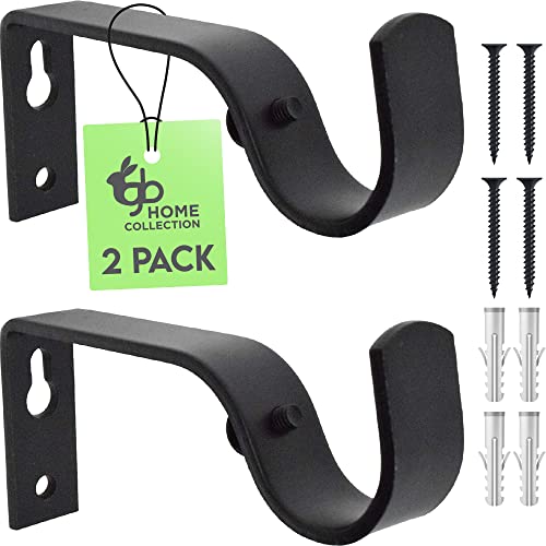 Algopix Similar Product 8 - GB Home Curtain Rod Bracket Fits Up to