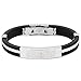 Algopix Similar Product 3 - Steeltime Black and White Rubber