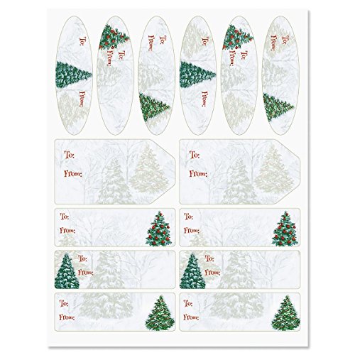 Algopix Similar Product 13 - Fantasy Forest Labels Set of 42 of