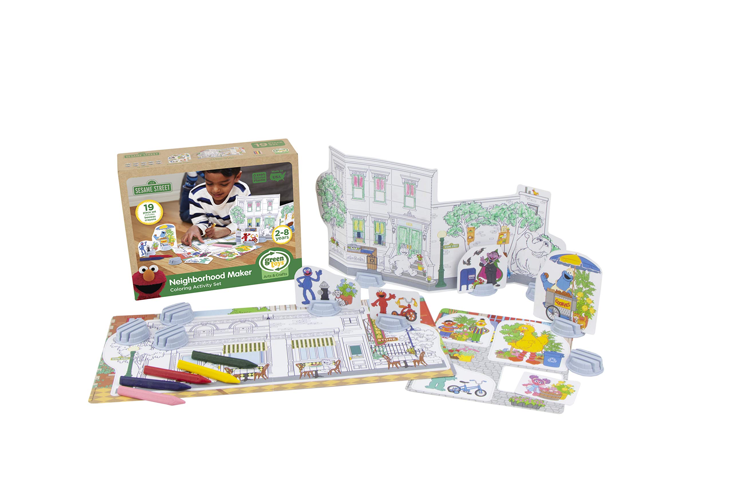 Algopix Similar Product 1 - Green Toys Sesame Street Neighborhood
