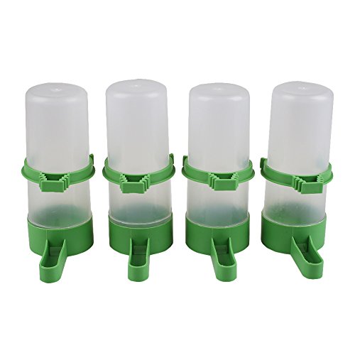 Algopix Similar Product 19 - JWBOSS 4Pcs Bird Food Feeder Waterer