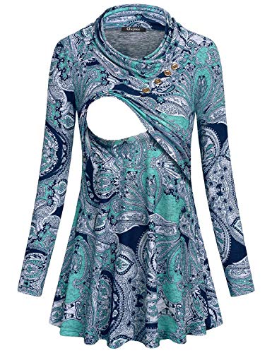 Algopix Similar Product 11 - Quinee Women Cowl Neck Double Layered