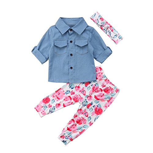 Algopix Similar Product 4 - Toddler Little Girl Cuff Sleeve Demin
