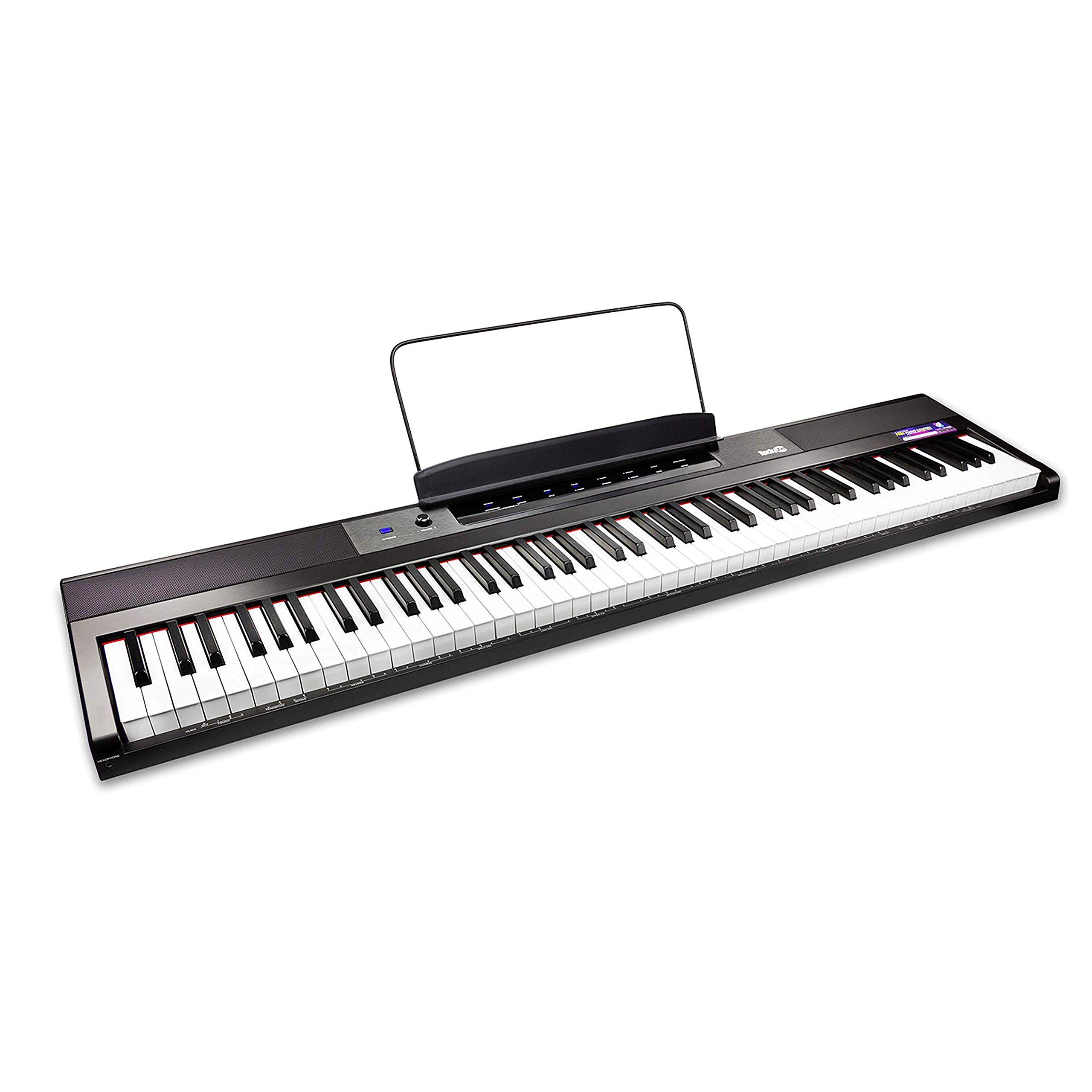 Algopix Similar Product 5 - RockJam 88 Key Digital Piano Keyboard