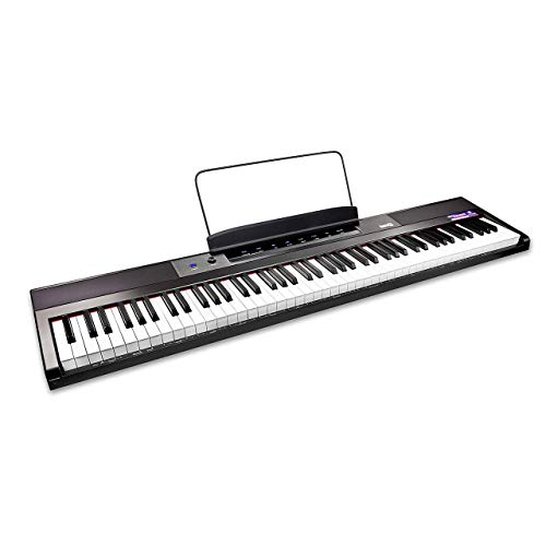 Algopix Similar Product 12 - RockJam 88 Key Digital Piano Keyboard