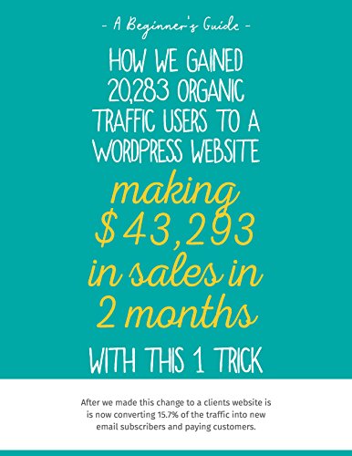 Algopix Similar Product 13 - How we gained 20283 organic traffic