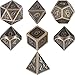 Algopix Similar Product 1 - 7 Die Metal Polyhedral Dice Set DND