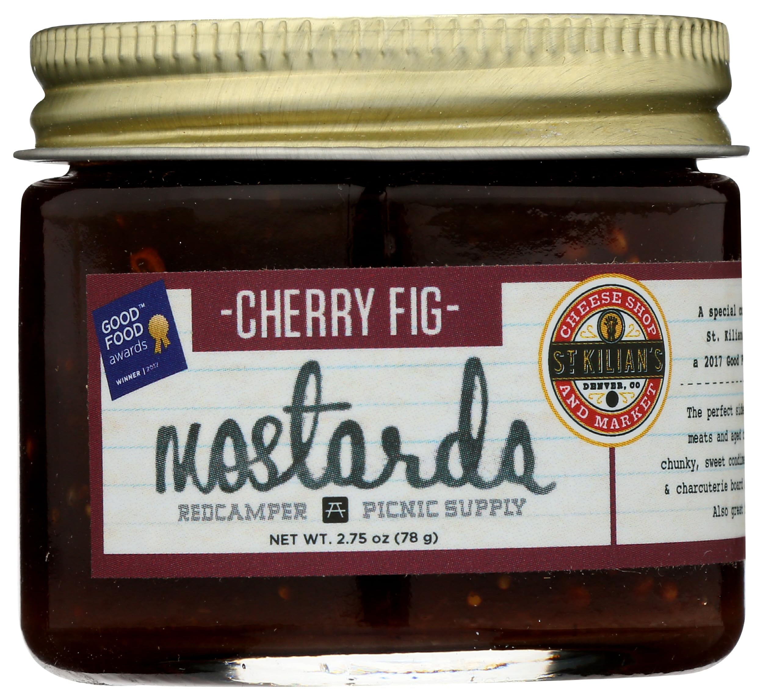 Algopix Similar Product 14 - REDCAMPER Cherry Fig Mostarda, 2.75 OZ