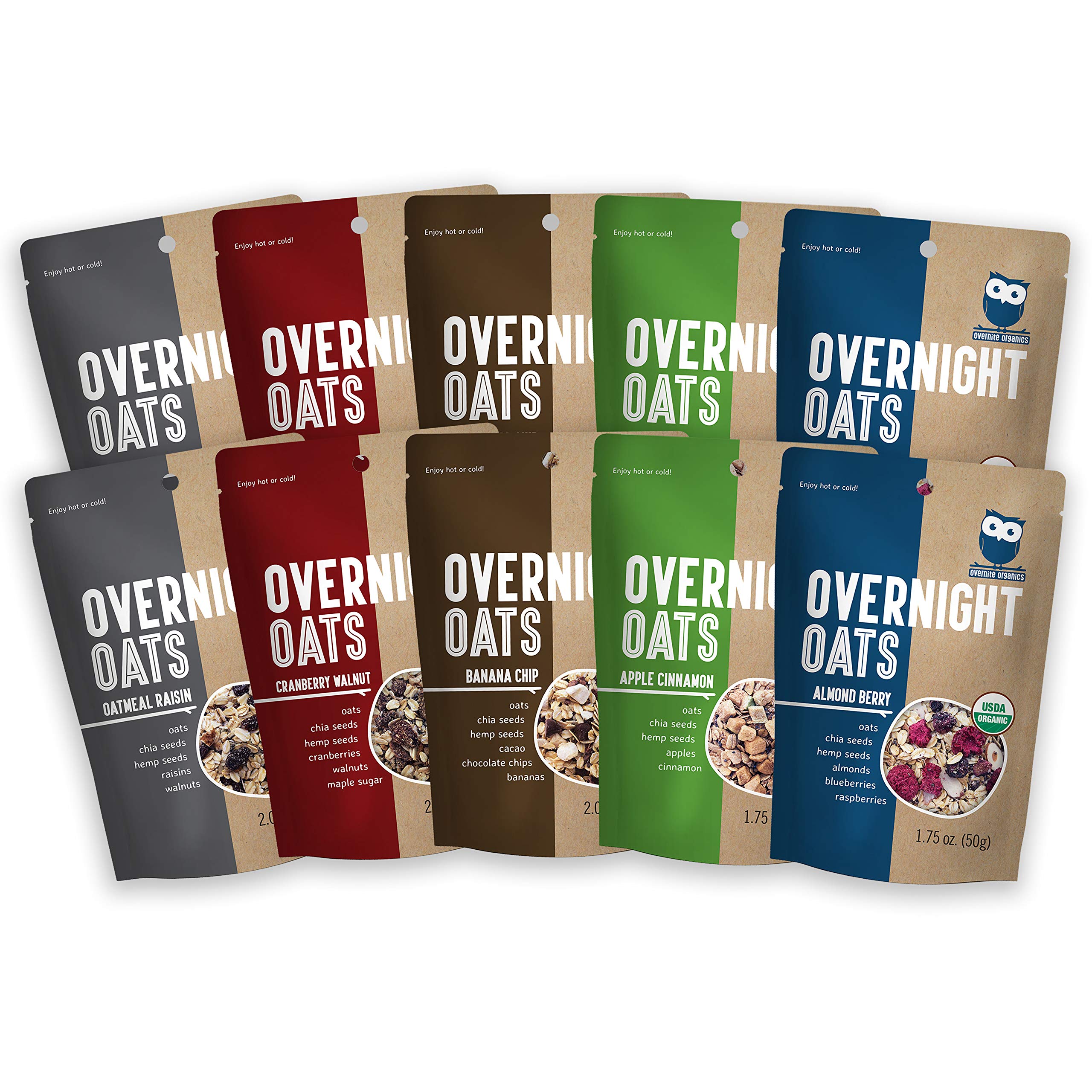 Algopix Similar Product 6 - Overnite Organics Overnight Oats