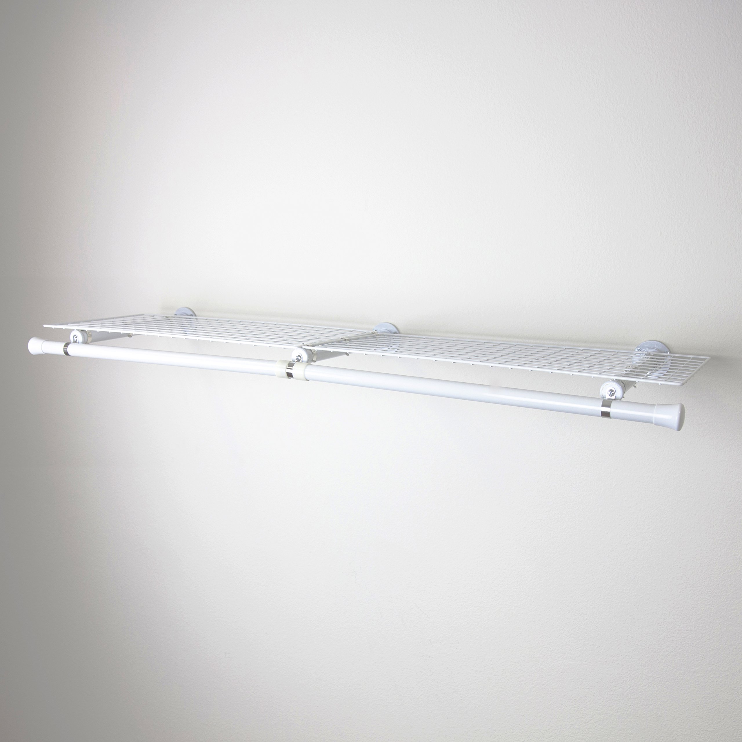 Algopix Similar Product 17 - Rod Desyne Double Shelf with Hanger