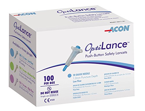 Algopix Similar Product 3 - Optilance PushButton Safety Lancets