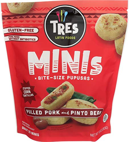 Algopix Similar Product 1 - Tres Pupusas Pupusa Mini Pulled Pork
