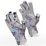 Algopix Similar Product 1 - KastKing Sol Armis Sun Gloves UPF50