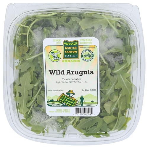 Algopix Similar Product 17 - KENTER CANYON Organic Wild Arugula, 5 OZ
