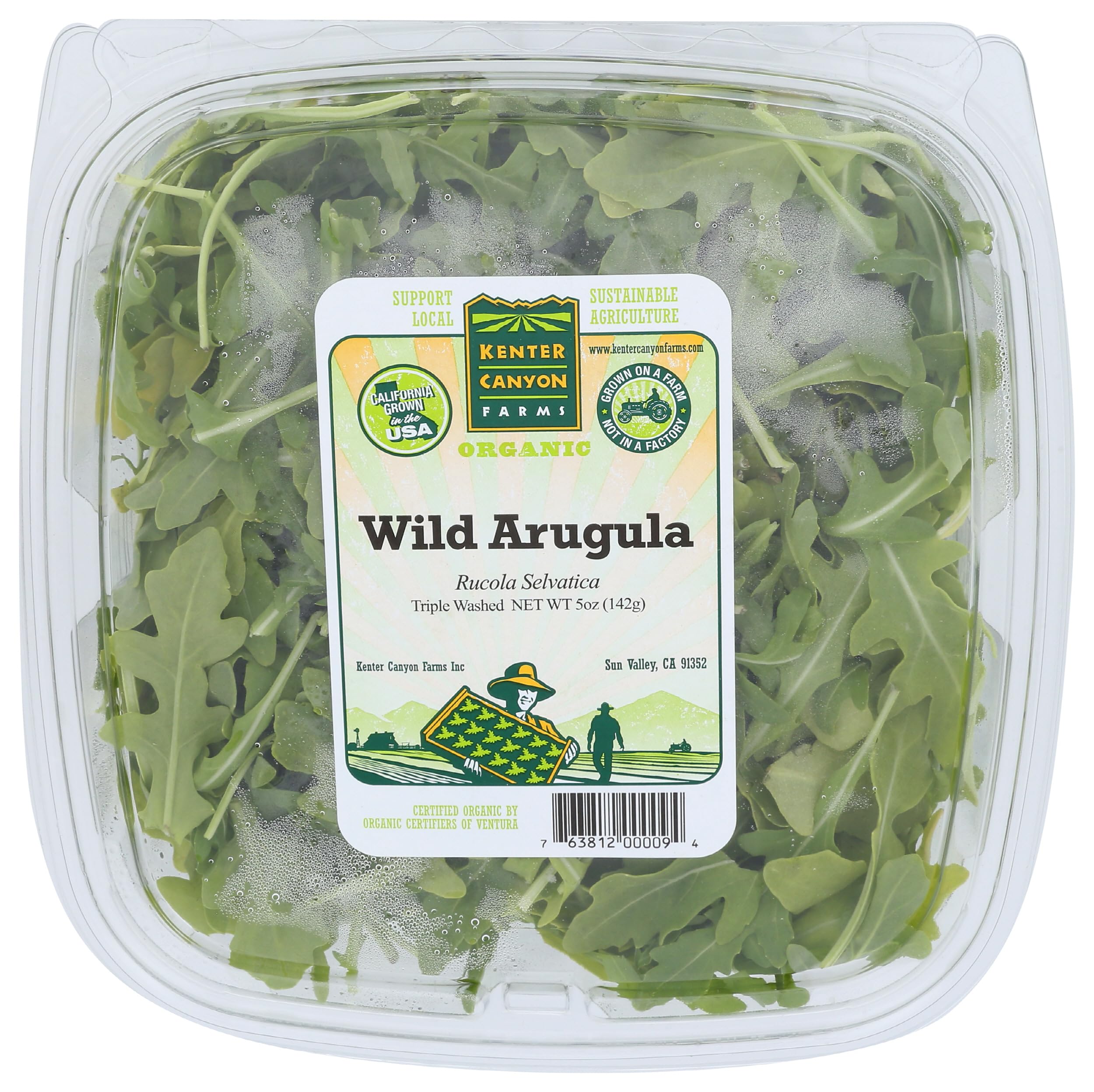 Algopix Similar Product 16 - KENTER CANYON Organic Wild Arugula, 5 OZ