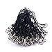 Algopix Similar Product 5 - 100Pcs Black Lanyard Split Ring Strap
