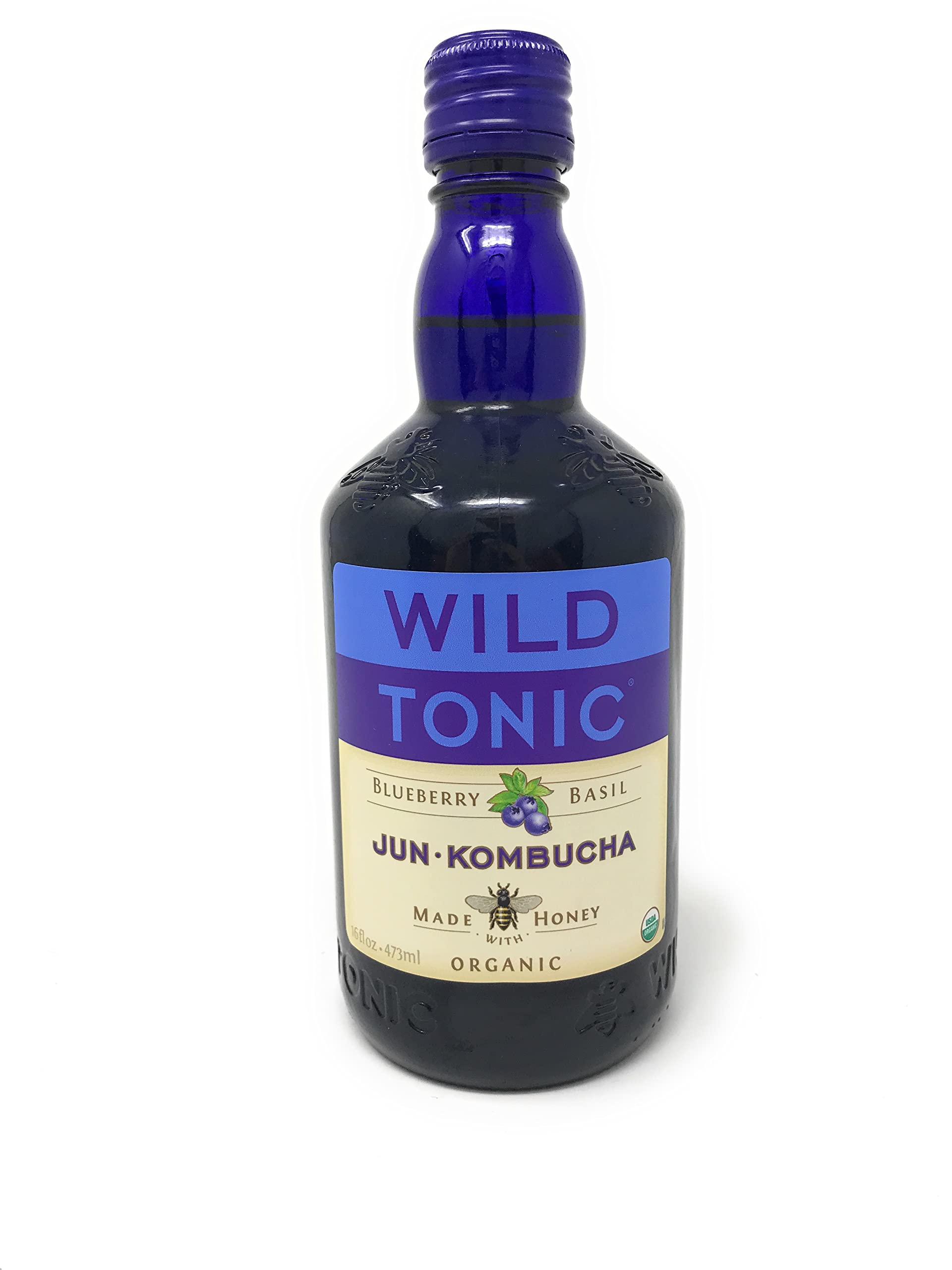 Algopix Similar Product 19 - WILD TONIC Organic Blueberry Basil Jun
