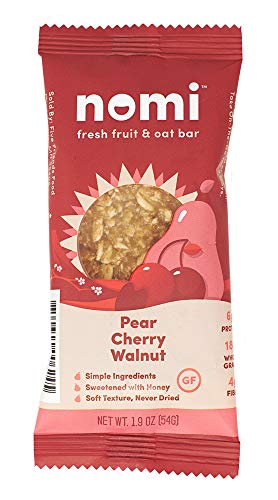 Algopix Similar Product 2 - Nomi Fruit Oat Bar Pear Cherry Walnut
