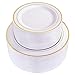 Algopix Similar Product 12 - WDF 120 pieces Gold Disposable Plastic