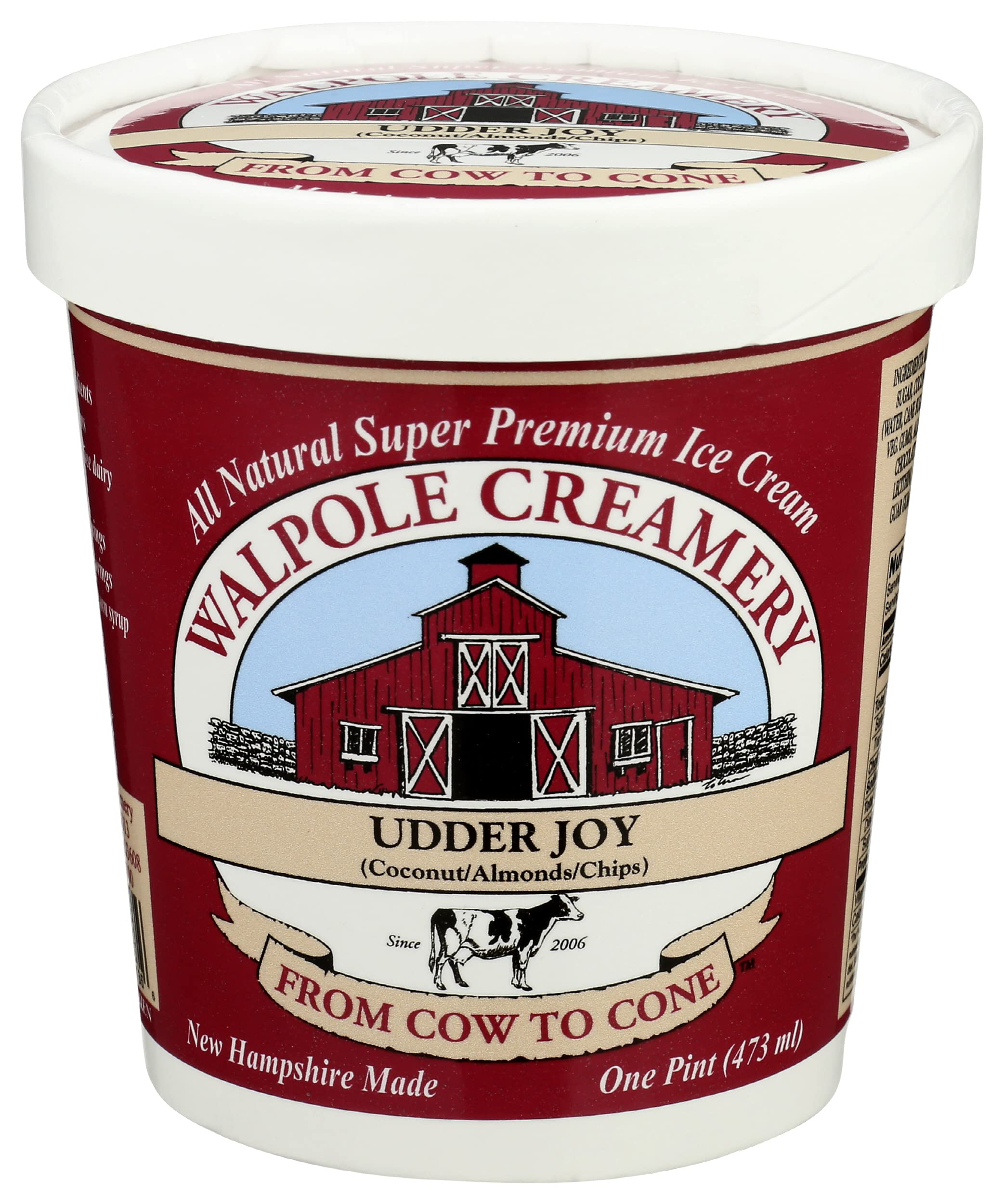 Algopix Similar Product 13 - WALPOLE CREAMERY Udder Joy Ice Cream 1